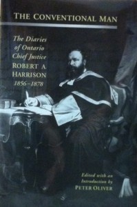 Book Cover: The Conventional Man: The Diaries of Ontario Chief Justice Robert A. Harrison, 1856-1878